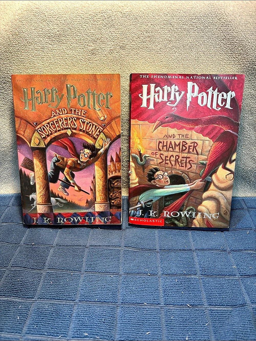 Scholastic Harry Potter and the Sorcerer's Stone and Chamber of Secrets Books